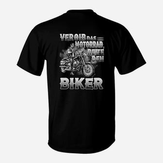 Vergiß Das Motorrad Reite Den Biker T-Shirt - Seseable