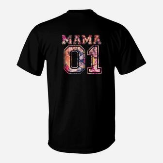 Vintage Mama 01 T-Shirt mit Blumenmotiv, Ideal zum Muttertag - Seseable