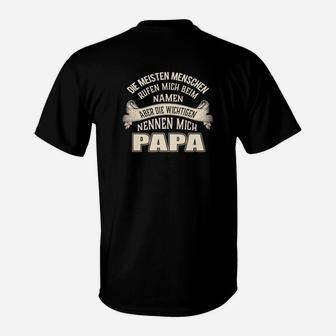 Wichtige Nennen Mich Papa T-Shirt, Lustiges Vatertags-Design - Seseable