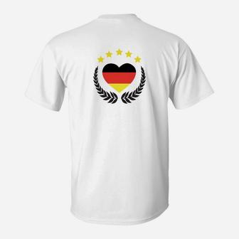 Hand AufS Herz  5 Sterne Fan T-Shirt - Seseable