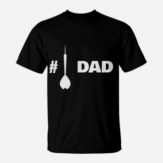 1 Dad Number 1 Fathers Day Gift T-Shirt - Seseable