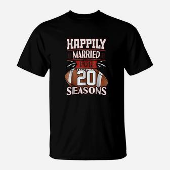20 Years Marriage 20th Anniversary Gift Idea T-Shirt - Seseable