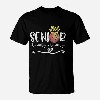 2020 Graduating Class Senior Basketball College High School T-Shirt - Seseable