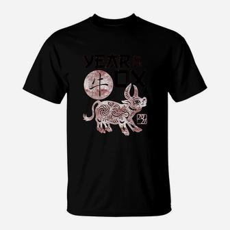 2021 Year Of The Ox Chinese Zodiac Chinese New Year T-Shirt - Seseable
