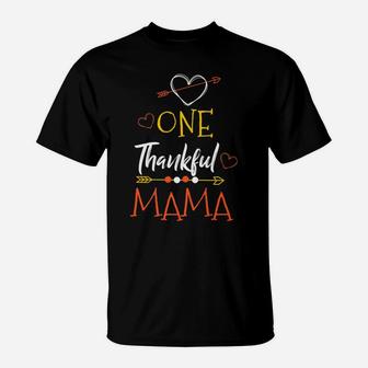 One Thank Mama Happy Thanksgiving Day T-Shirt