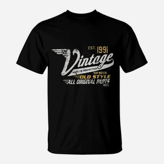31st Birthday Vintage 1991 Racing T-Shirt - Seseable