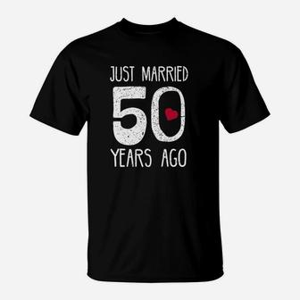 50th Wedding Anniversary Funny Gift For Couples T-Shirt - Seseable