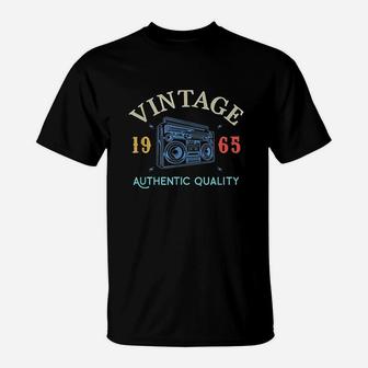 56 Years Old 1965 Vintage 56th Birthday Anniversary Gift T-Shirt - Seseable