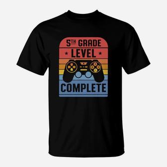 5th Grade Level Complete Graduation Of T-Shirt - Seseable