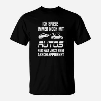 Abschleppdienst Lustiges T-Shirt, Spiel mit Autos Motiv - Seseable