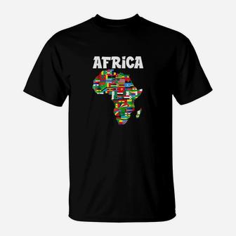 Africa Proud African Country Flags Continent Love T-Shirt