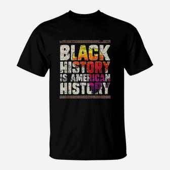 African Roots Pride Black Americans Gift Black History Month T-Shirt - Seseable