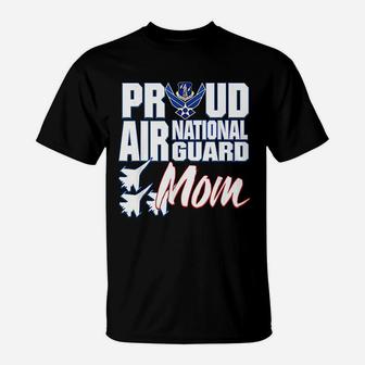Air National Guard Mom Usa Air Force Military T-Shirt - Seseable