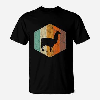 Alpaca Retro Vintage Llama T-Shirt - Seseable