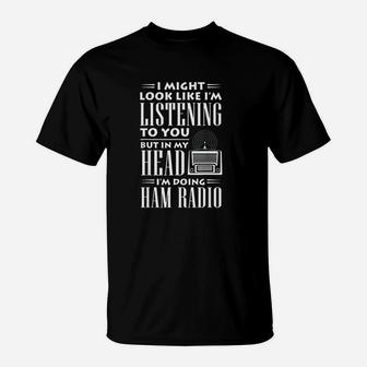Amateur Radio Funny Vintage Hobby Ham Operators Gift T-Shirt - Seseable