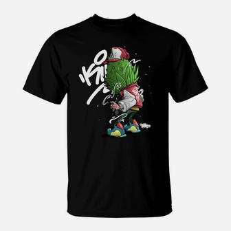 Anime-Charakter Design T-Shirt in Schwarz für Herren und Damen - Seseable
