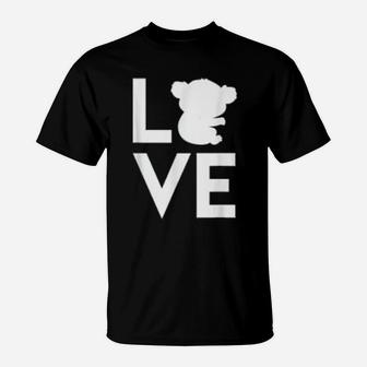 Australia Koala Bear Zoo Keeper Valentines Day Gift Koala T-Shirt - Seseable
