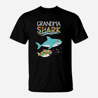 Autsm Shimatching For Family Shark Outfit Puzzle T-Shirt - Seseable