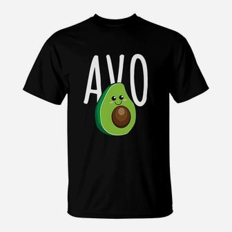 Avocado Avo Vegan Couples Loves Matching Outfit For Couples T-Shirt - Seseable