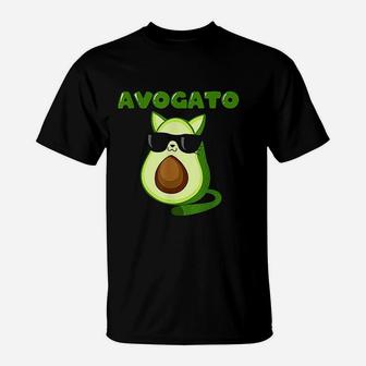 Avogato Cat Cinco De Mayo Meow Avogado T-Shirt - Seseable
