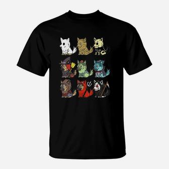 Awesome German Shepherd Scary Costumes Funny Dog Halloween Gift Shirt T-Shirt - Seseable