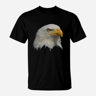 Bald Eagle Shirt American Bald Eagle Face T-shirt T-Shirt - Seseable