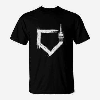 Baseball Inspired Baseball Player Related Gift T-Shirt - Seseable