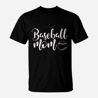 Baseball Mom Sports Mom T-Shirt - Seseable