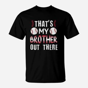 Baseball Sister Cute Baseball Gift For Sisters T-Shirt - Seseable