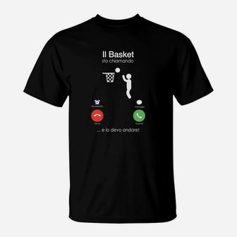 Basketball Der Italia Anruft T-Shirt - Seseable