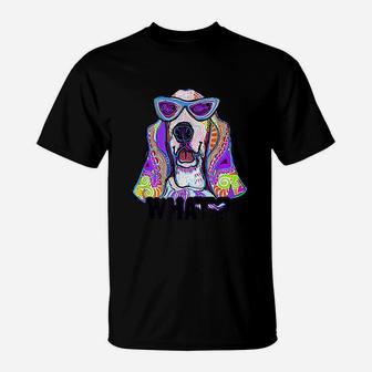 Basset Hound Design For Women With Basset Hounds Gift Dog T-Shirt - Seseable