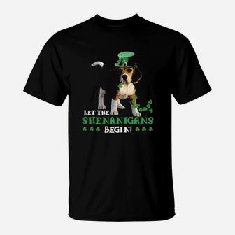 Beagle Let The Shenanigans Begins Beagle Mom T-Shirt - Seseable