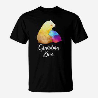 Bear Mom Grandma Bear T-Shirt - Seseable
