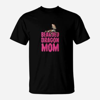 Bearded Dragon Mom Women Kids Funny Bearded Dragon Gift T-Shirt - Seseable