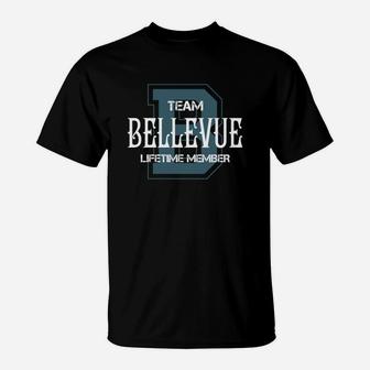 Bellevue Shirts - Team Bellevue Lifetime Member Name Shirts T-Shirt - Seseable