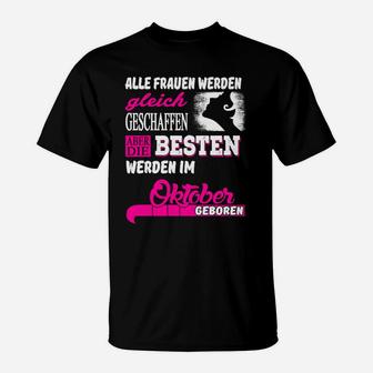 Benen Werden Im Oktober Geboren T-Shirt - Seseable