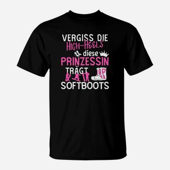 Berge Snowboard Prinzessin Softboots S T-Shirt - Seseable