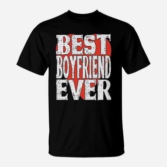 Best Boyfriend Ever Mens Valentines Day Gifts For Him T-Shirt - Seseable