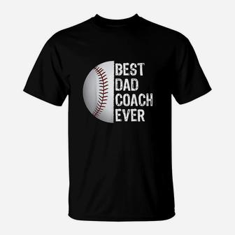 Best Dad Coach Ever T-Shirt - Seseable