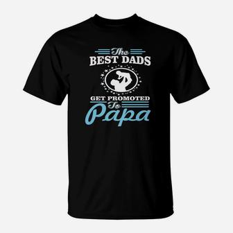 Best Dads Papa, best christmas gifts for dad T-Shirt - Seseable