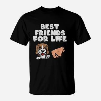 Best Friends For Life Beagle Cute Dog Lover Pet Owner Gift T-Shirt - Seseable