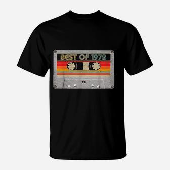 Best Of 1972 49th Birthday Gifts Cassette Tape Vintage T-Shirt - Seseable
