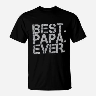 Best Papa Ever Worlds Greatest Dad Mens Graphic T-Shirt - Seseable
