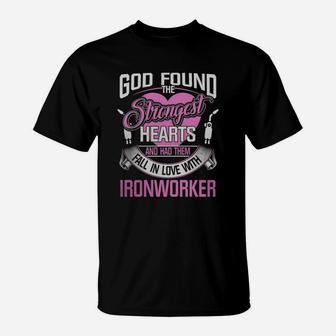 Best T-shirt For Wife From Ironworker Husband Cool Gift Idea T-Shirt - Seseable