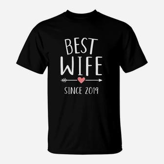 Best Wife Since 2019 2nd Wedding Anniversary T-Shirt - Seseable