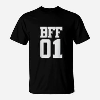Bff 01 Best Friends Matching Bestie Friendship T-Shirt - Seseable