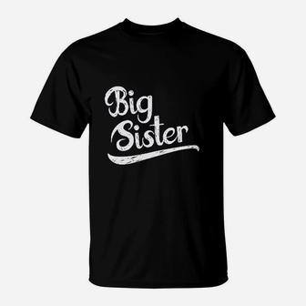 Big Sister Little Sister Matching T-Shirt - Seseable