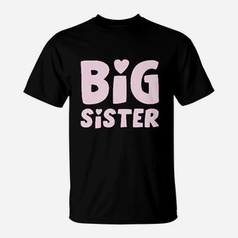 Big Sister Sibling Gift Idea Elder Sister Cute T-Shirt - Seseable