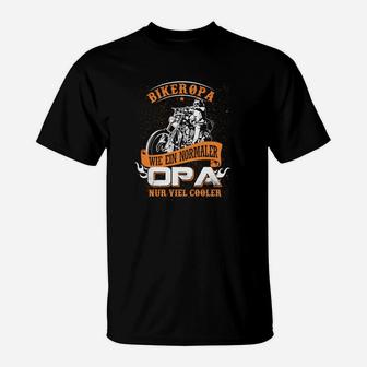 Biker Opa Wie Ein Normaler T-Shirt - Seseable