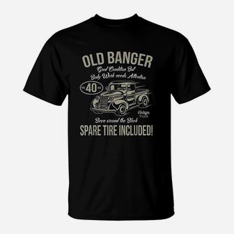 Birthday Vintage Old Banger 40 Years Old Gift T-Shirt - Seseable